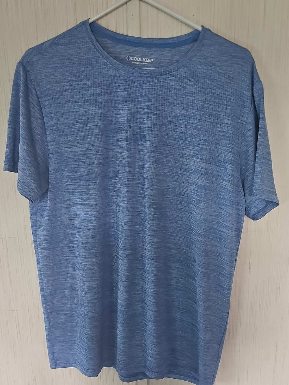Men’s Blue Heather Performance T-Shirt